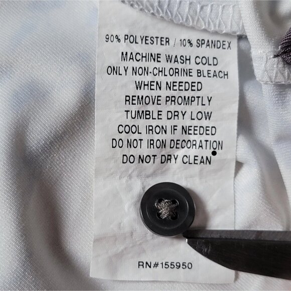 Greyson Polo Shirt Mens 2XL White Wolves Mountains‎ Bali Hai Golf Performance - Picture 10 of 11